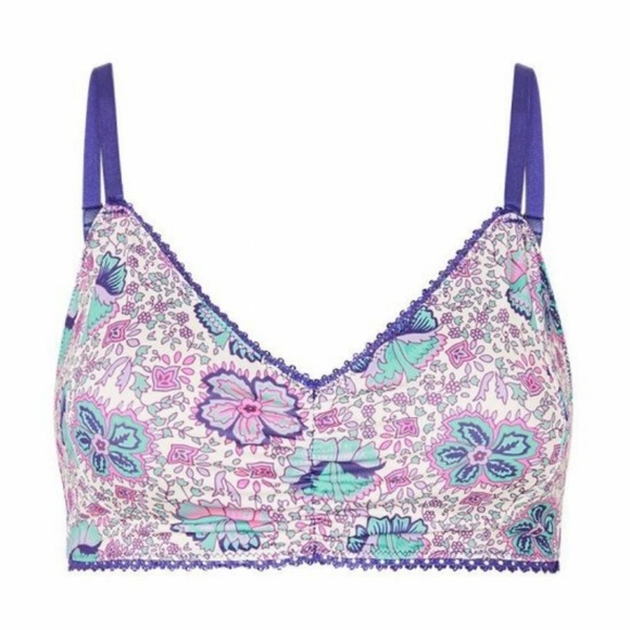 SOLD.   Spell Lilac poinciana bralette sz l - Picture 5 of 10